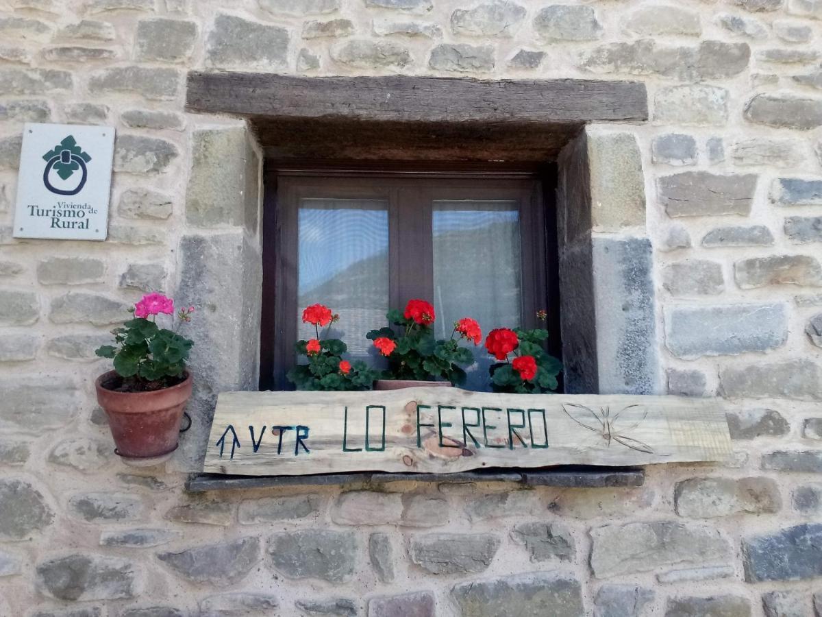 Casa Rural Lo Ferrero Pension Belsué Buitenkant foto